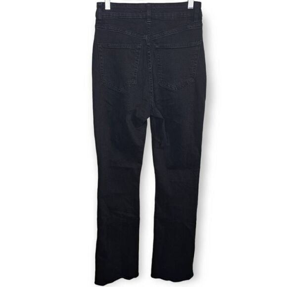 H&M Concious High Waist Flared Jeans size 6 NWT - Picture 3 of 7